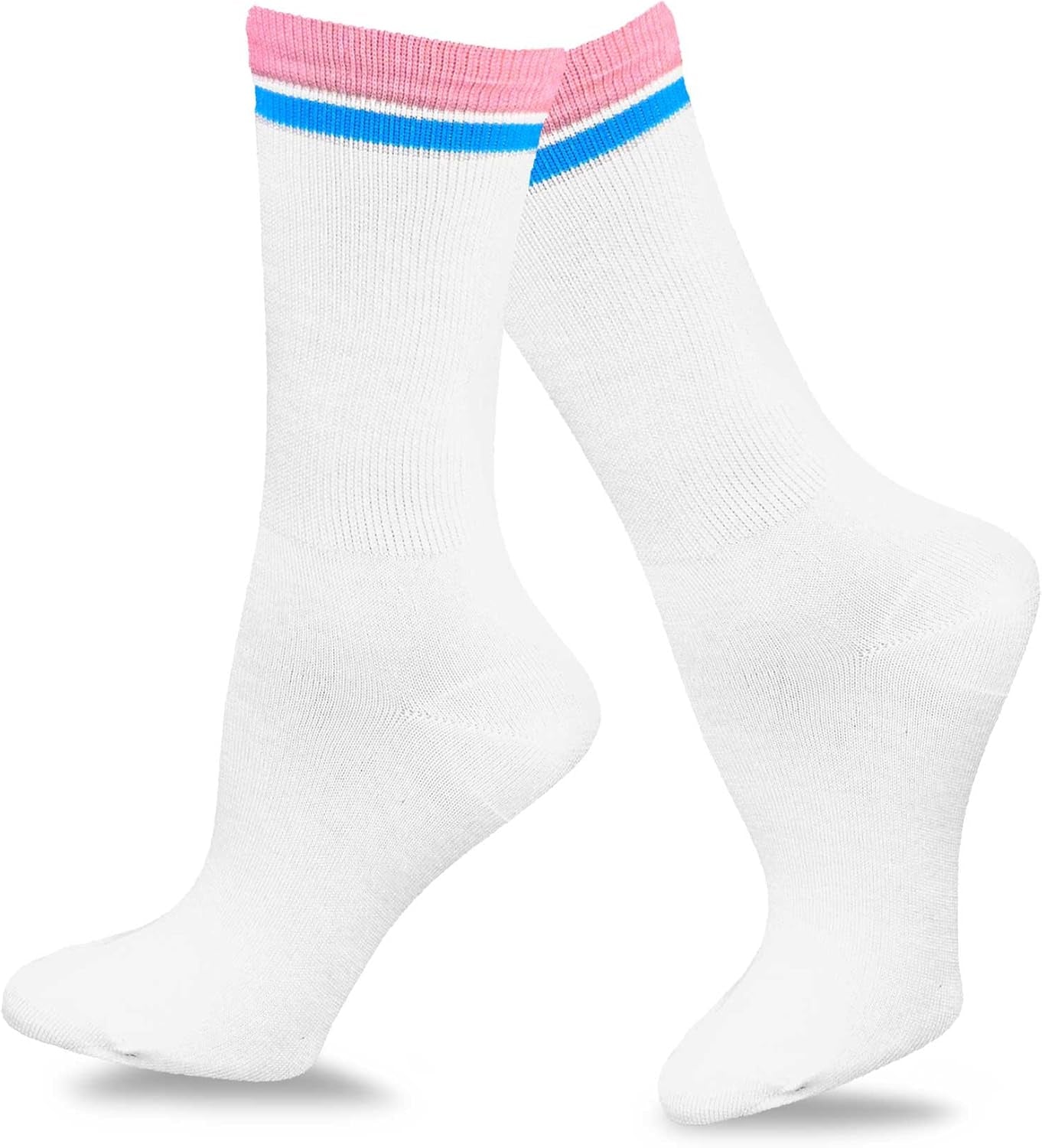 Teehee Sports Design Theme Fashion Socks 3-Pair Pack (9-11, Soccer 2 Pink)