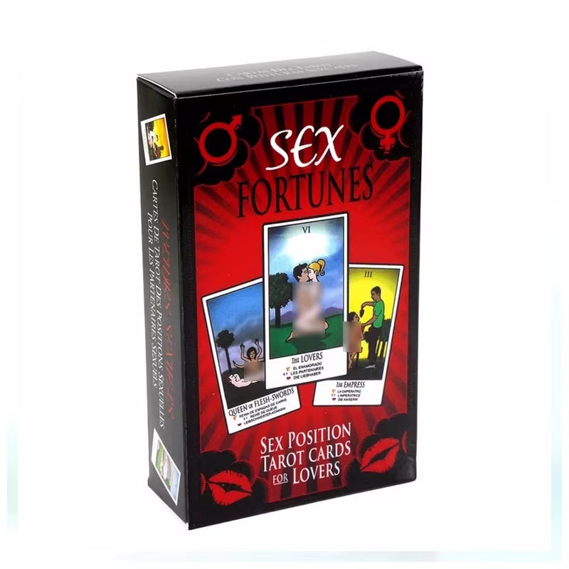 A Year of Sex, Kama Sutra, Excited Exhausted, Sex Mate, Sex Fortunes Tarot, - Couple Game Cards, Sexual Position Cards