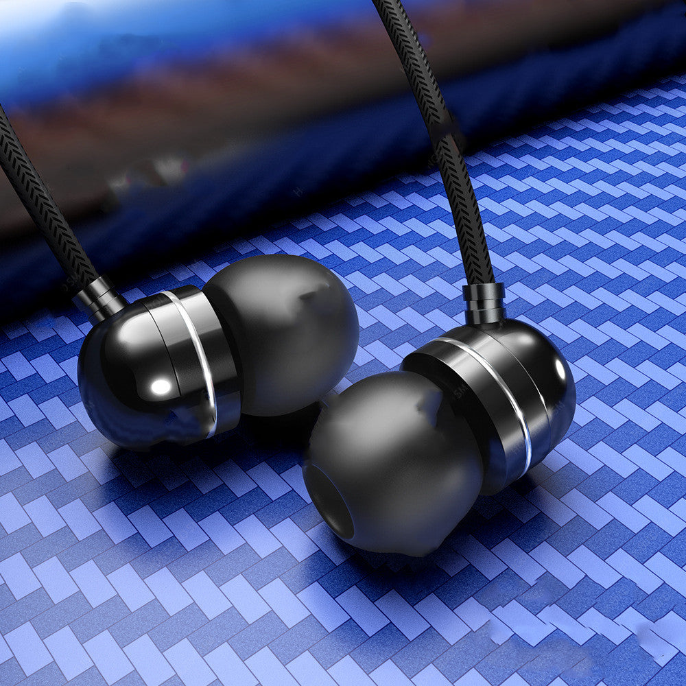 Wire-Controlled Headphones with Mic Tuning Headphones