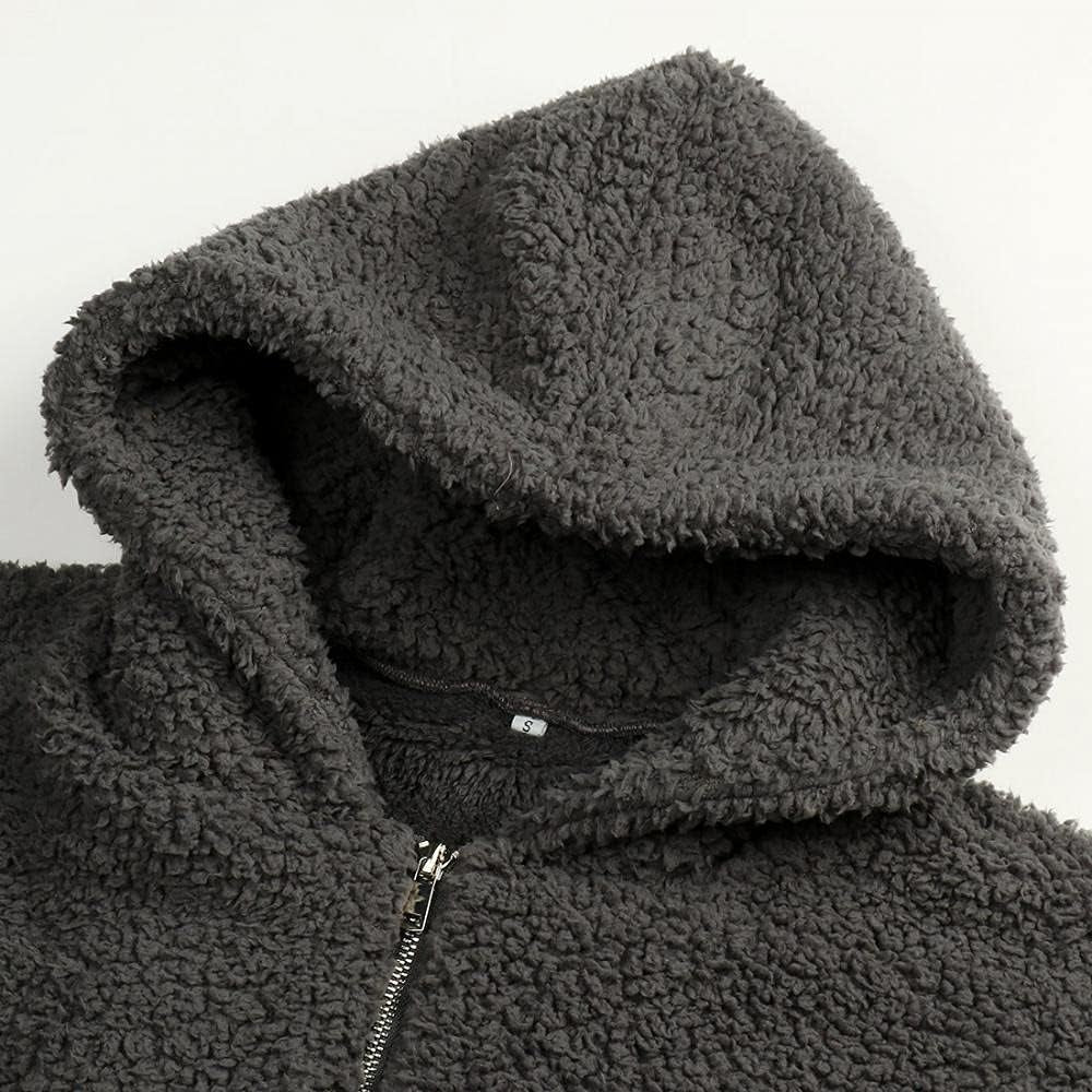 Women Plaid Faux Fleece Coat Long Sleeve Lapel Artificial Shearling Shaggy Jacket Fluffy Fuzzy Overcoat