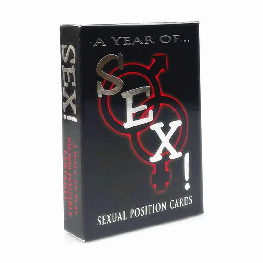 A Year of Sex, Kama Sutra, Excited Exhausted, Sex Mate, Sex Fortunes Tarot, - Couple Game Cards, Sexual Position Cards