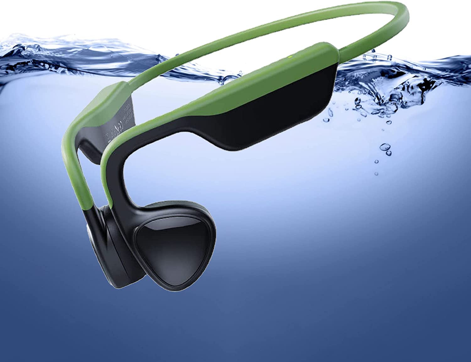 Bone Conduction Headphones Swimming Headphones Bluetooth Open Ear Headphones IPX8 Waterproof Underwater Headphones for Swimming with 8G Memory