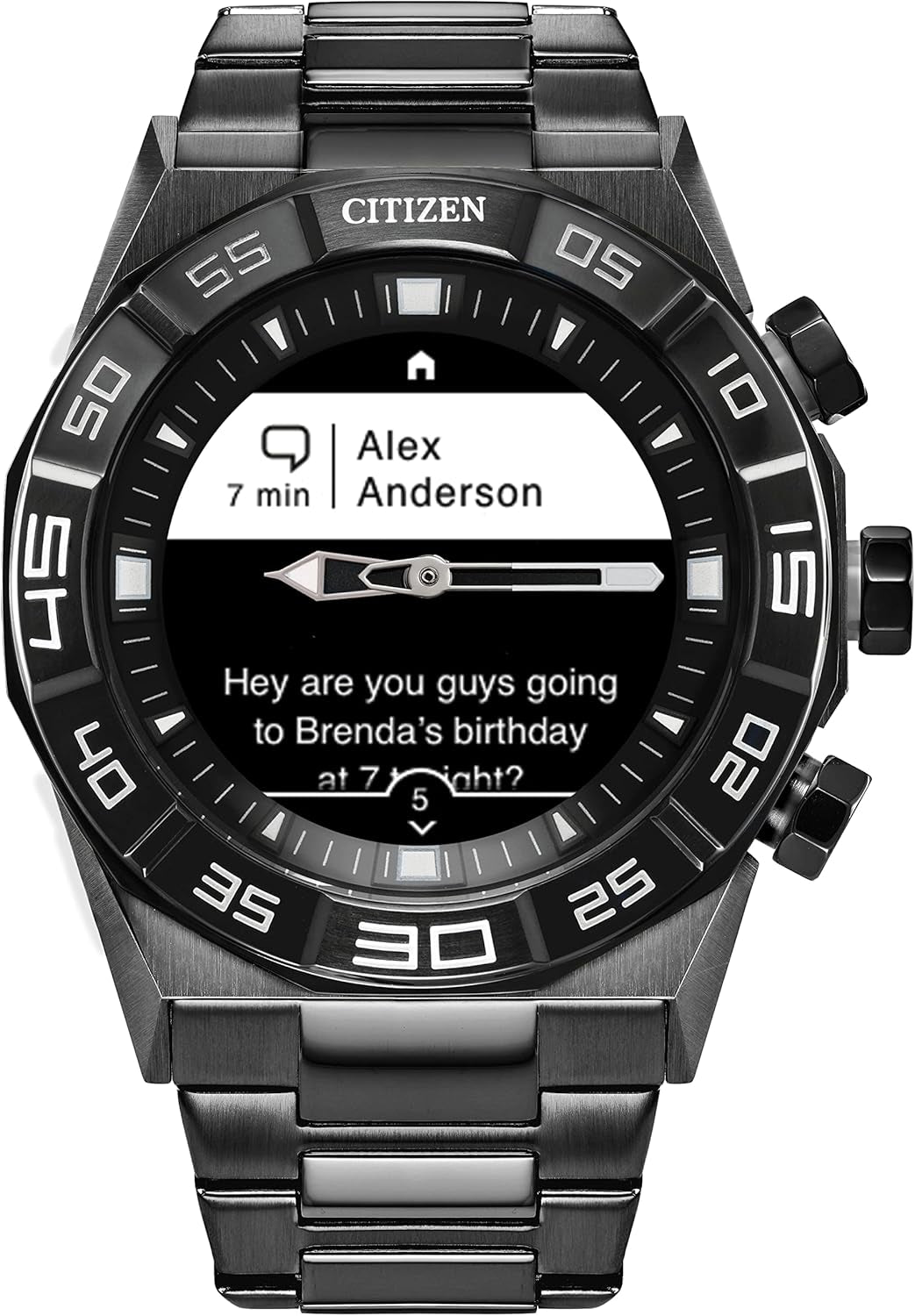 CZ Smart Gen 1 Hybrid Smartwatch 44Mm, Continuous Heart Rate Tracking, Fitness Activity, Golf App, Displays Notifications and Messages, Bluetooth Connection, 15 Day Battery Life