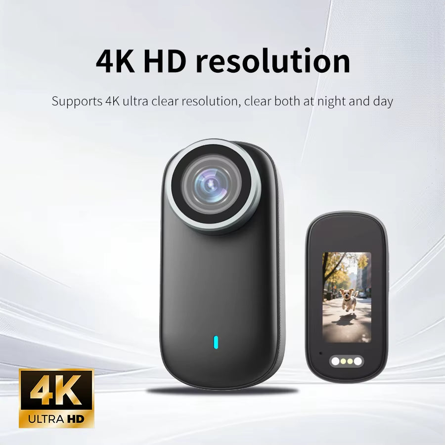 4K Wifi Thumb Sports Camera IP65 Waterproof and Dustproof Sports Camera, Outdoor Cycling Sports Recording Camera