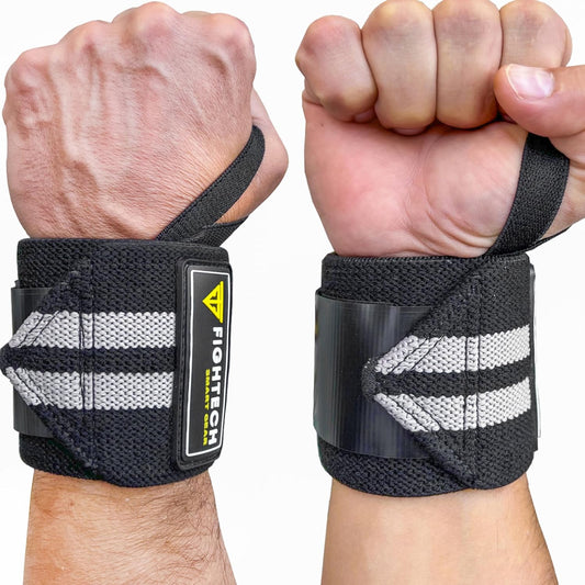 Wrist Wraps for Weightlifting | 18 Inch Professional Grade Lifting Wrist Wraps | Best for Powerlifting Competition, Strength Training, Bodybuilding (Black, 18 Inch)