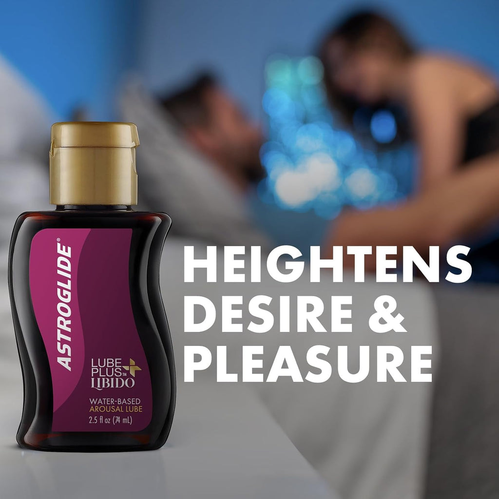 Lube plus Libido (2.5Oz), Intimate Arousal Lube Heightens Desire and Sensitivity