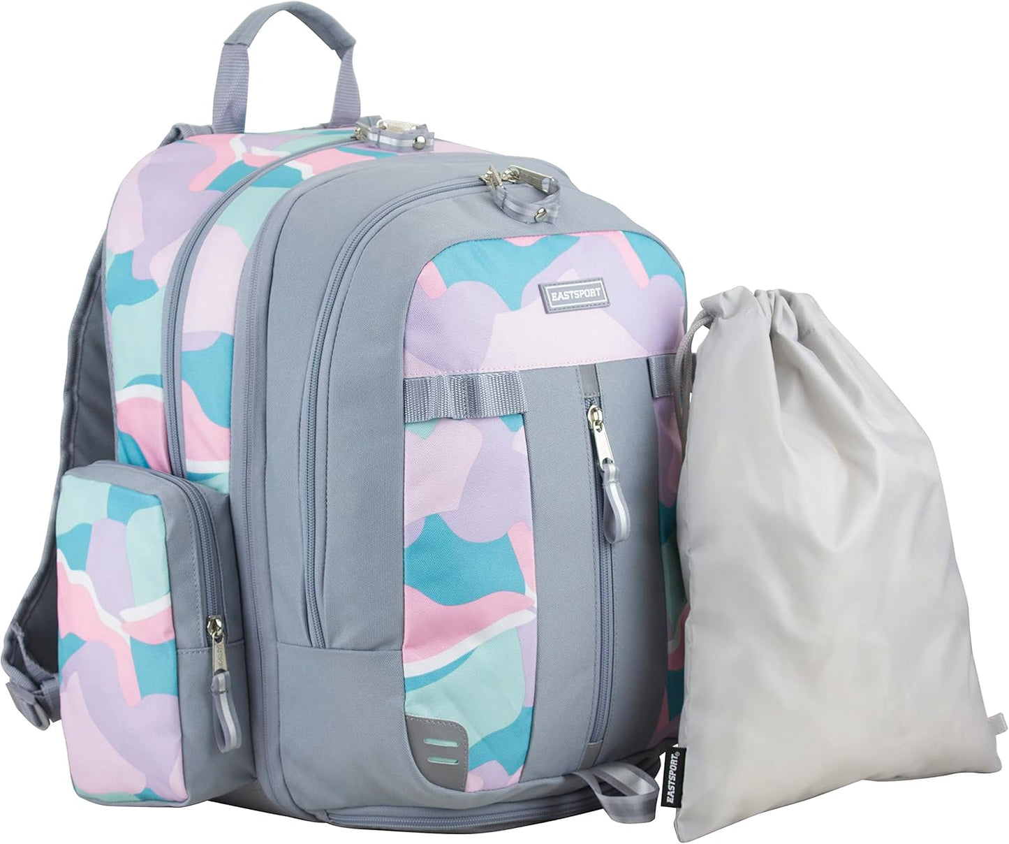 Extra Large Backpack Expandable Oversized for Travel Hiking Work Camping Sports Outdoors with Drawstring Bag Mochila De Viaje Abstract Joyful