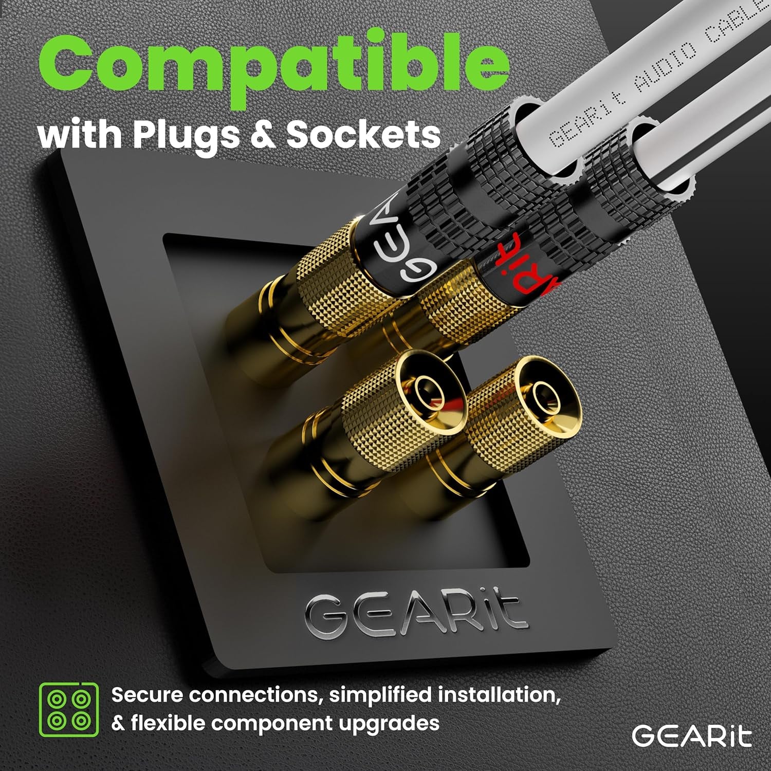 12AWG Speaker Wire,  Pro Series 12 AWG Gauge Speaker Wire Cable (50 Feet / 15.24 Meters) Great Use for Home Theater Speakers and Car Speakers White