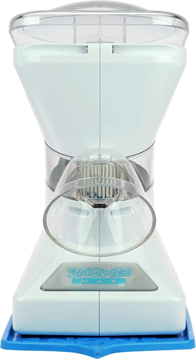 - Little  Max Snow Cone Machine - Premium Shaved Ice Maker, with Powder Sticks Syrup Mix, Entrepreneur Kit, Light Blue